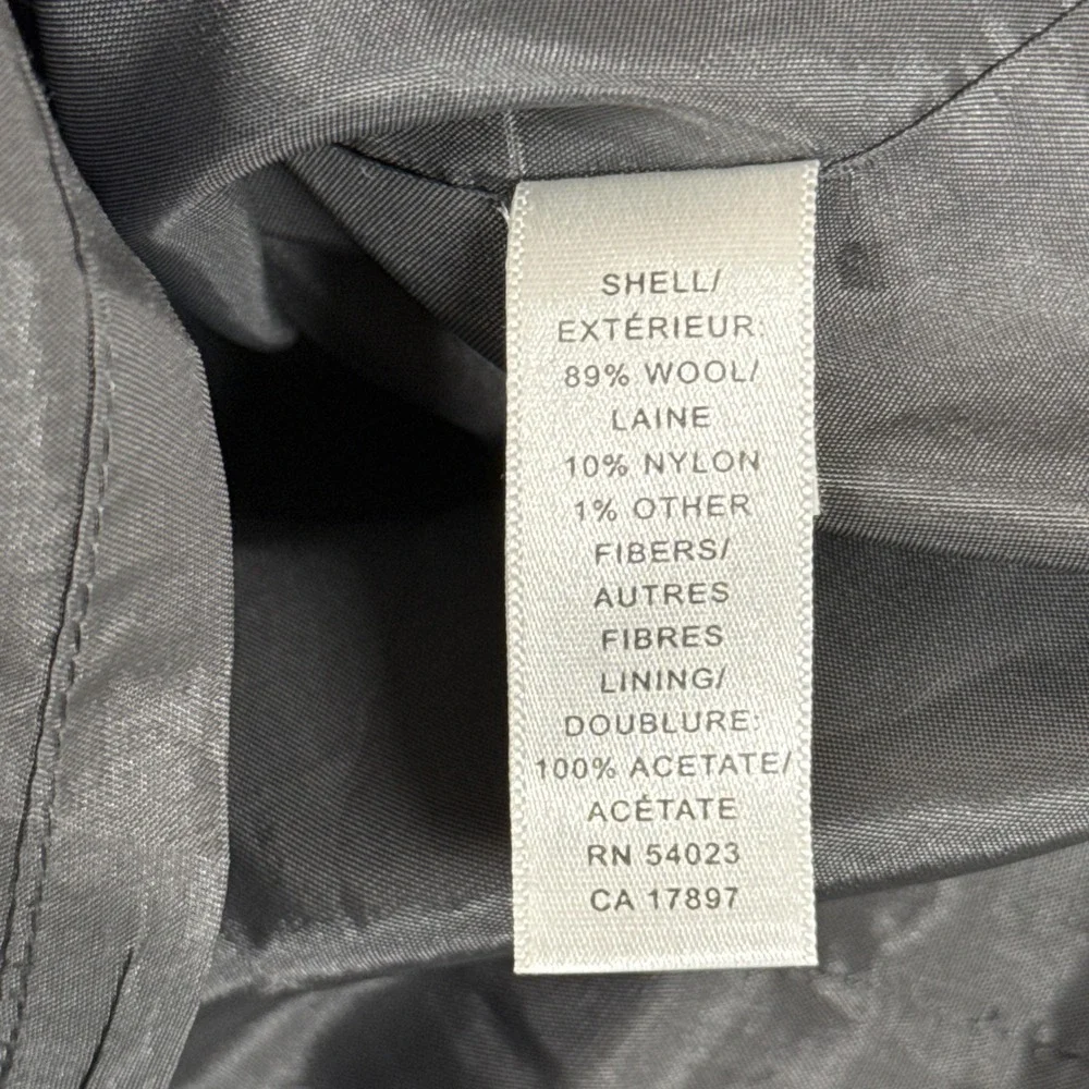 Banana Republic Mini Skirt Herringbone Tweed Wool Blend Womens 2 Lined Zipper - Picture 5 of 10